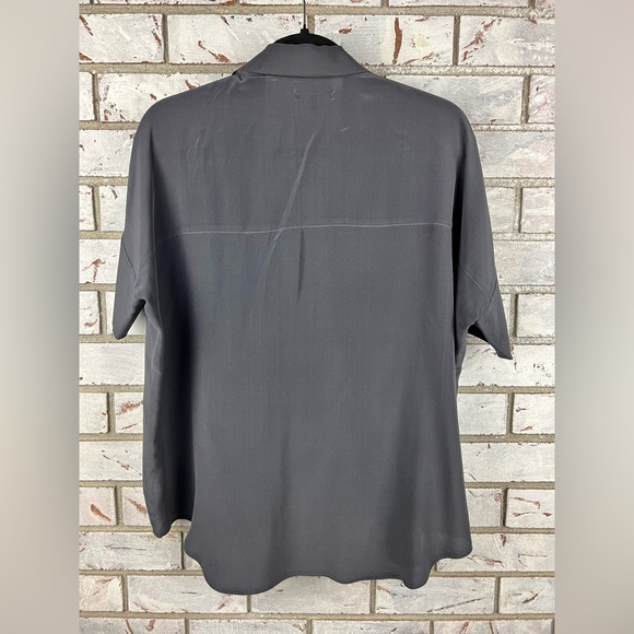 Madewell | Silk Courier Shirt - Picture 9 of 13